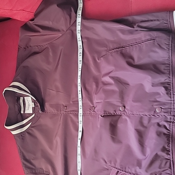 Goodfellow & Co. Maroon bomber jacket size L women's - Picture 6 of 11